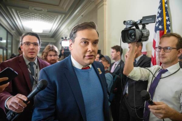 George Santos at the Capitol on Wednesday, October 11th, 2023.